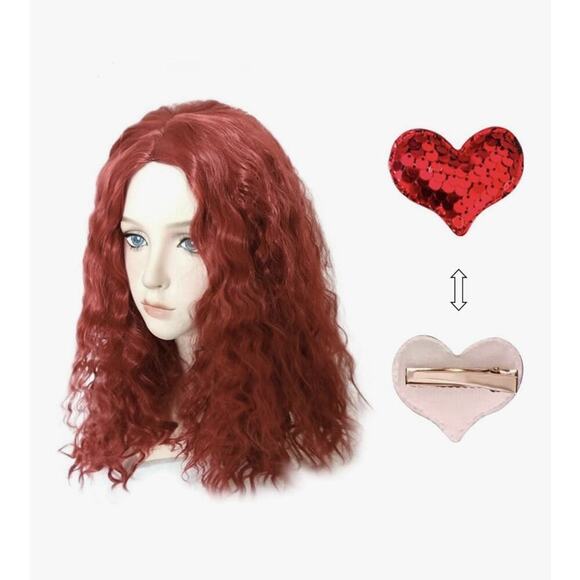 Disney Descendants 4 The Rise Of Red Costume with WIG Youth Medium 8 9 - Picture 6 of 6
